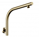 Nor-SE27.04 Brushed Gold Round Wall Shower Arm